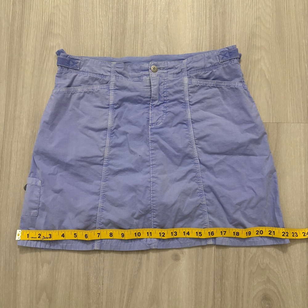 Fresh Produce Womens Skirt Blue Utility Mini Cotton Stretch Cargo Pocket Size XS - Picture 6 of 13